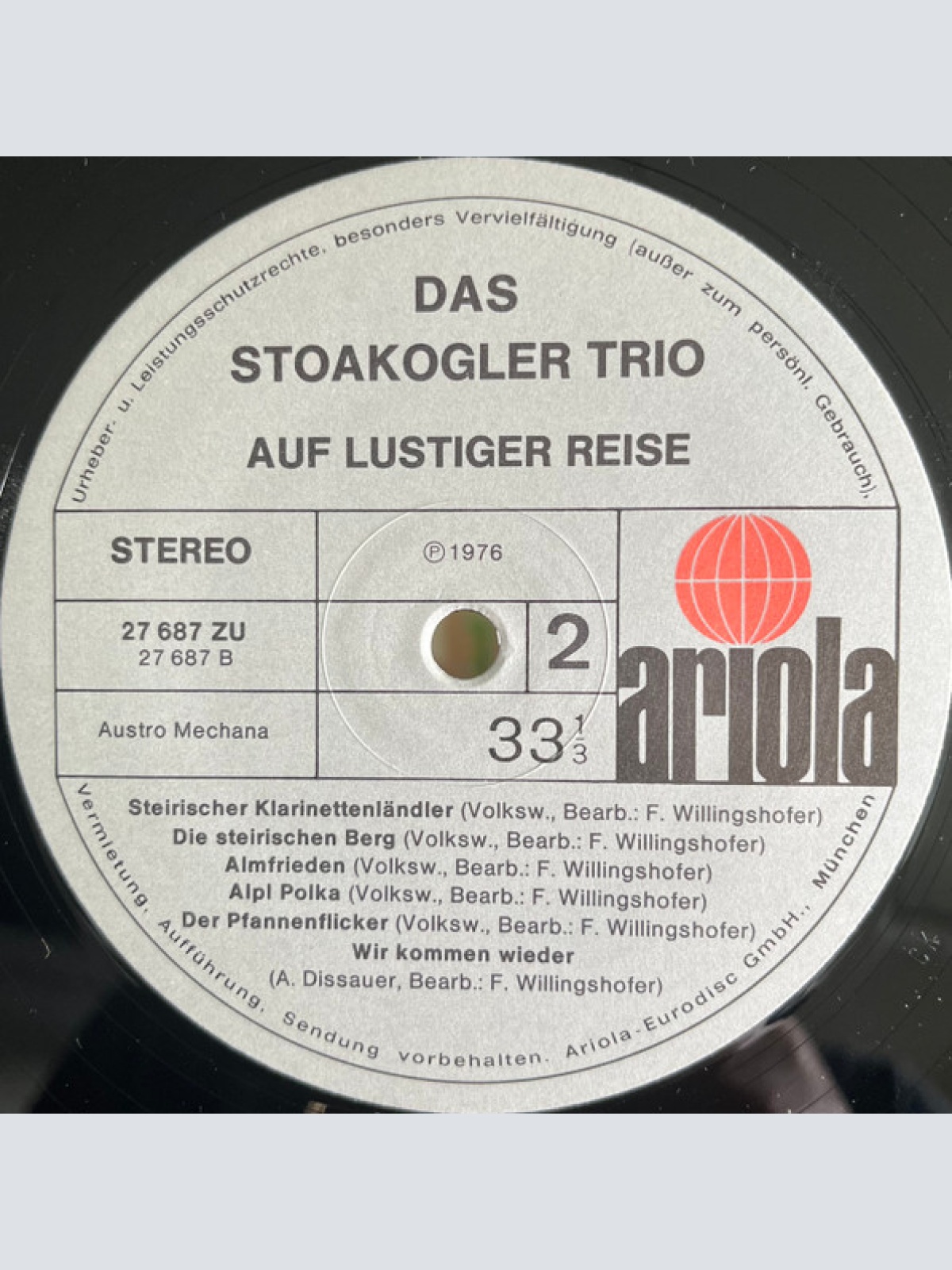 Vinyl / Das Stoakogler Trio* - Auf Lustiger Reise