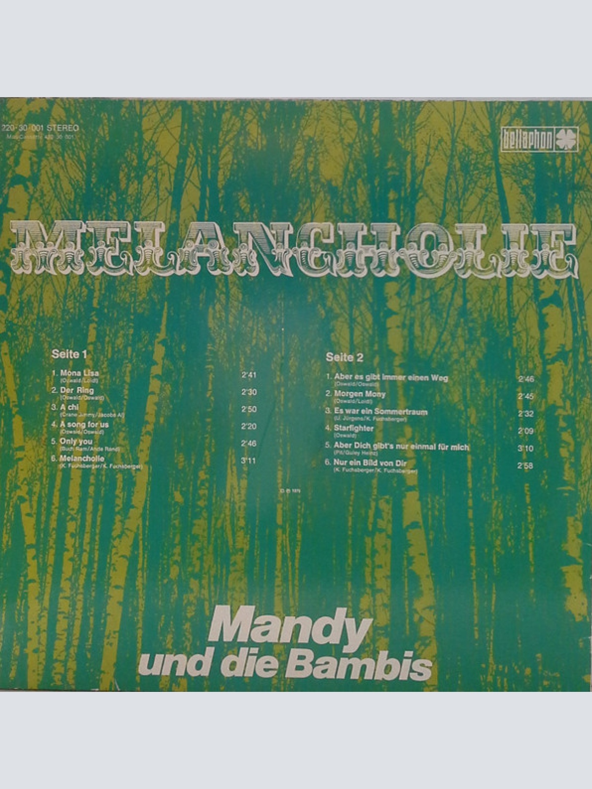 Vinyl / Mandy Und Die Bambis - Melancholie