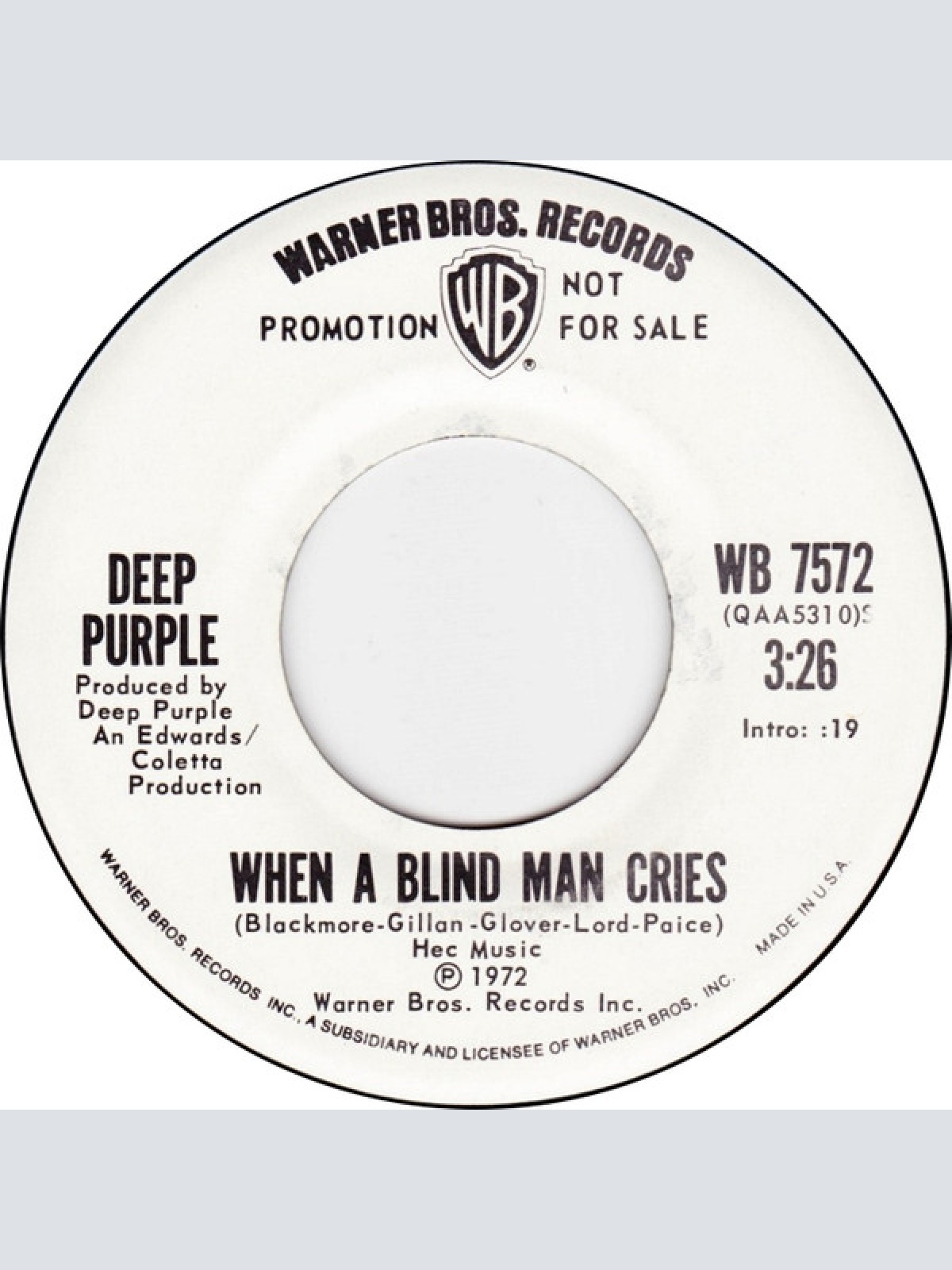Vinyl / Deep Purple - Never Before