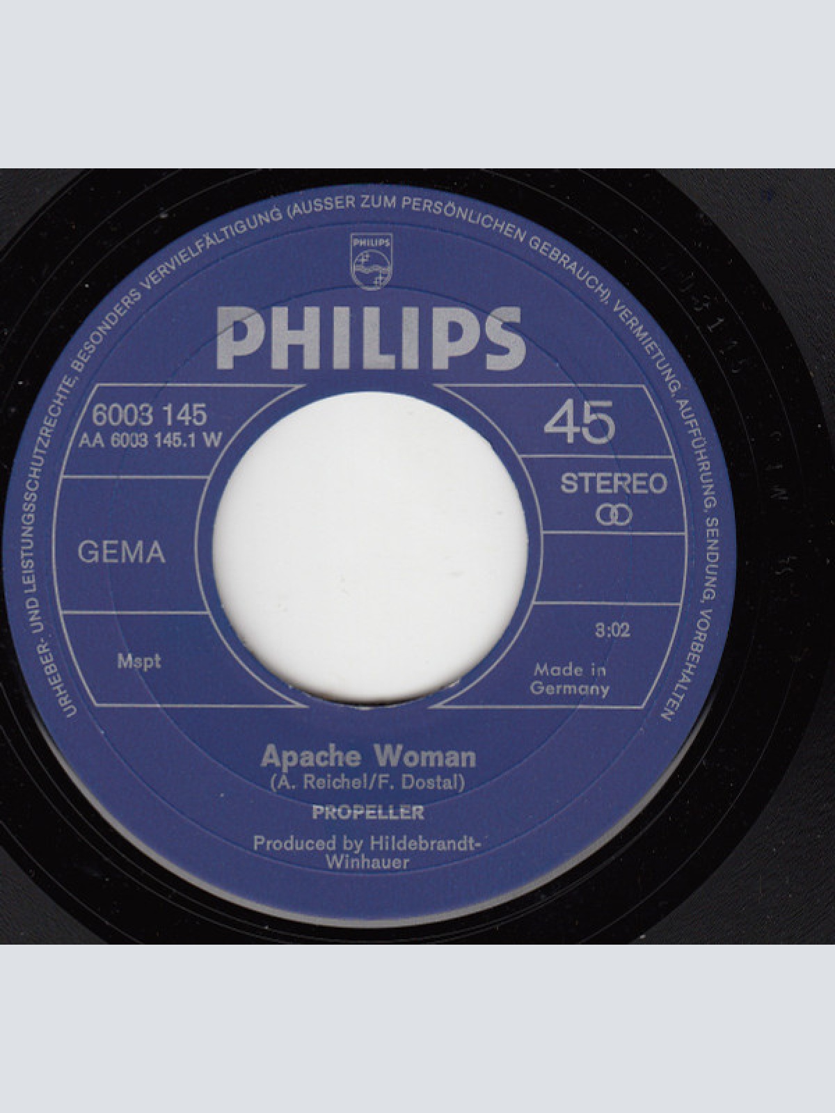Vinyl / Propeller (6) - Apache Woman