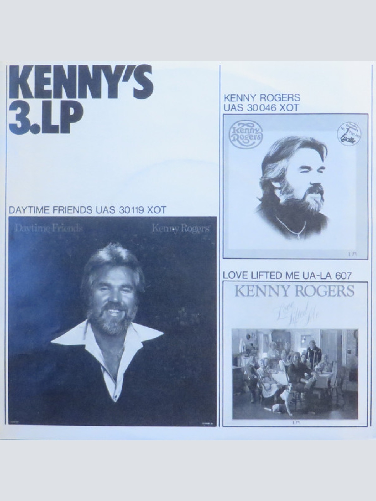 Vinyl / Kenny Rogers - Daytime Friends / Lying Again