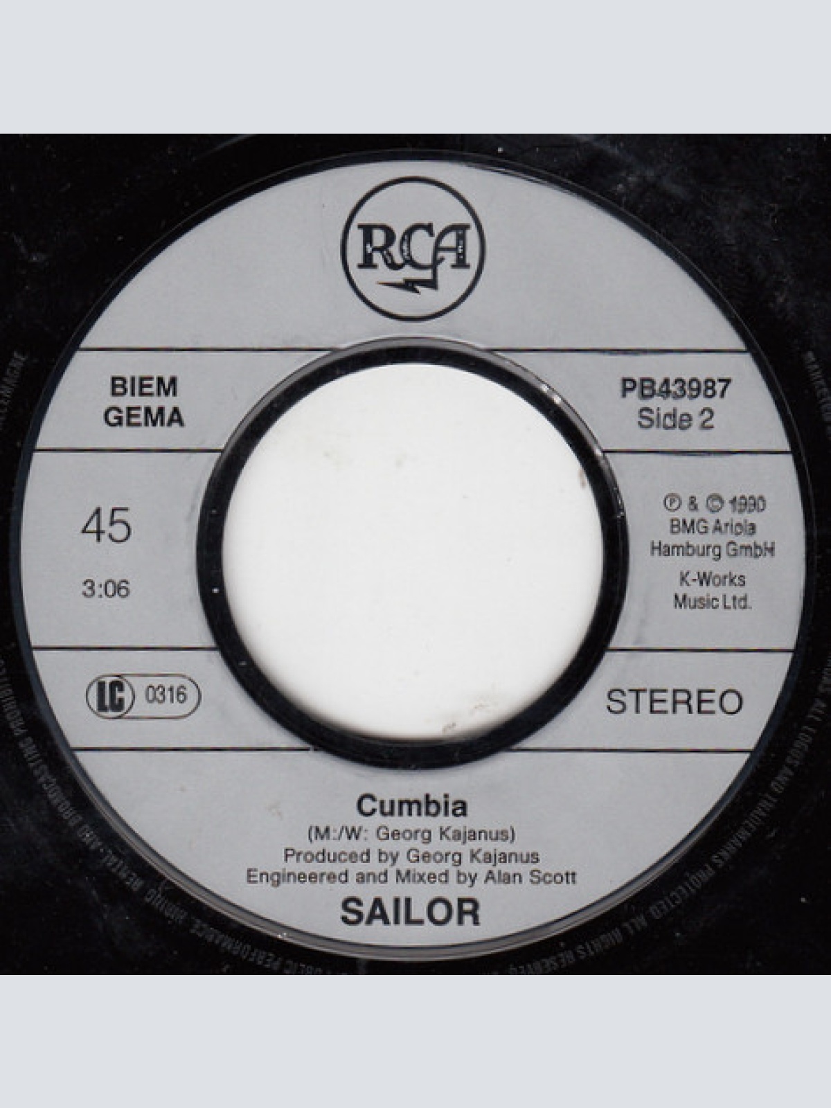 Vinyl / Sailor - The Secretary