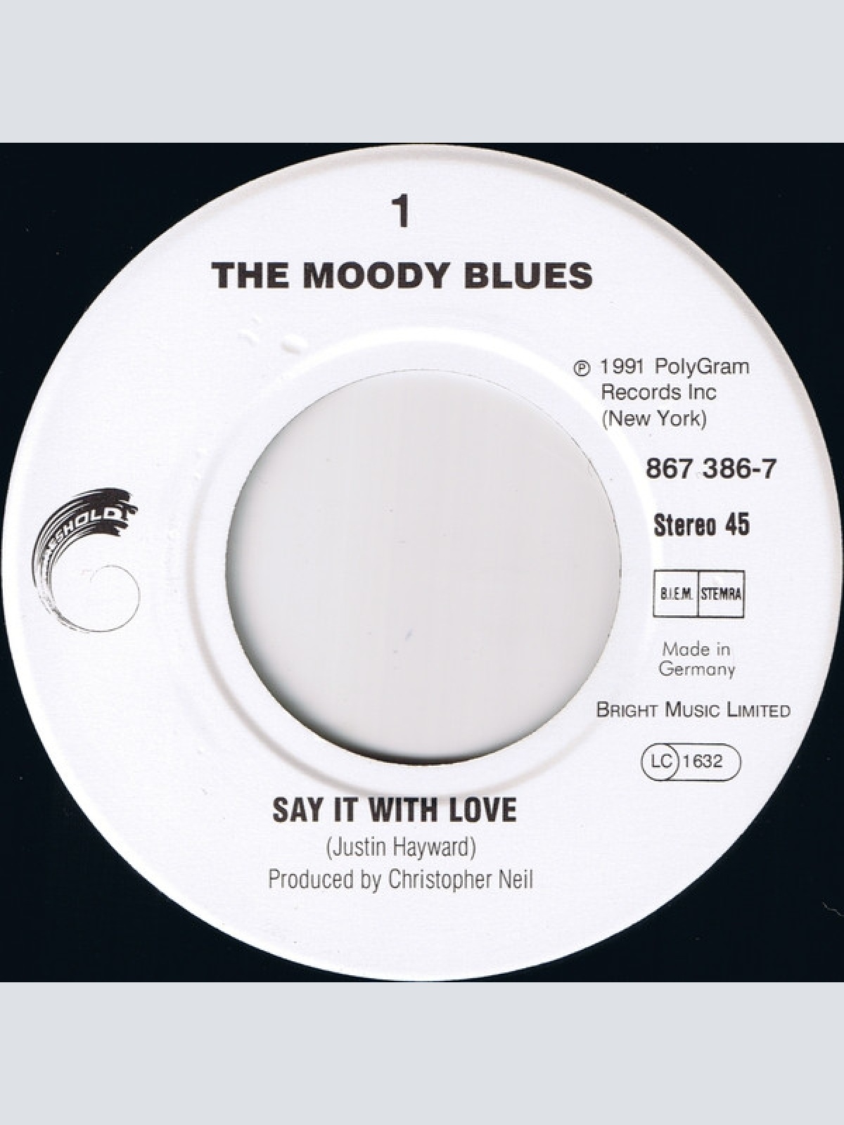Vinyl / The Moody Blues - Say It With Love