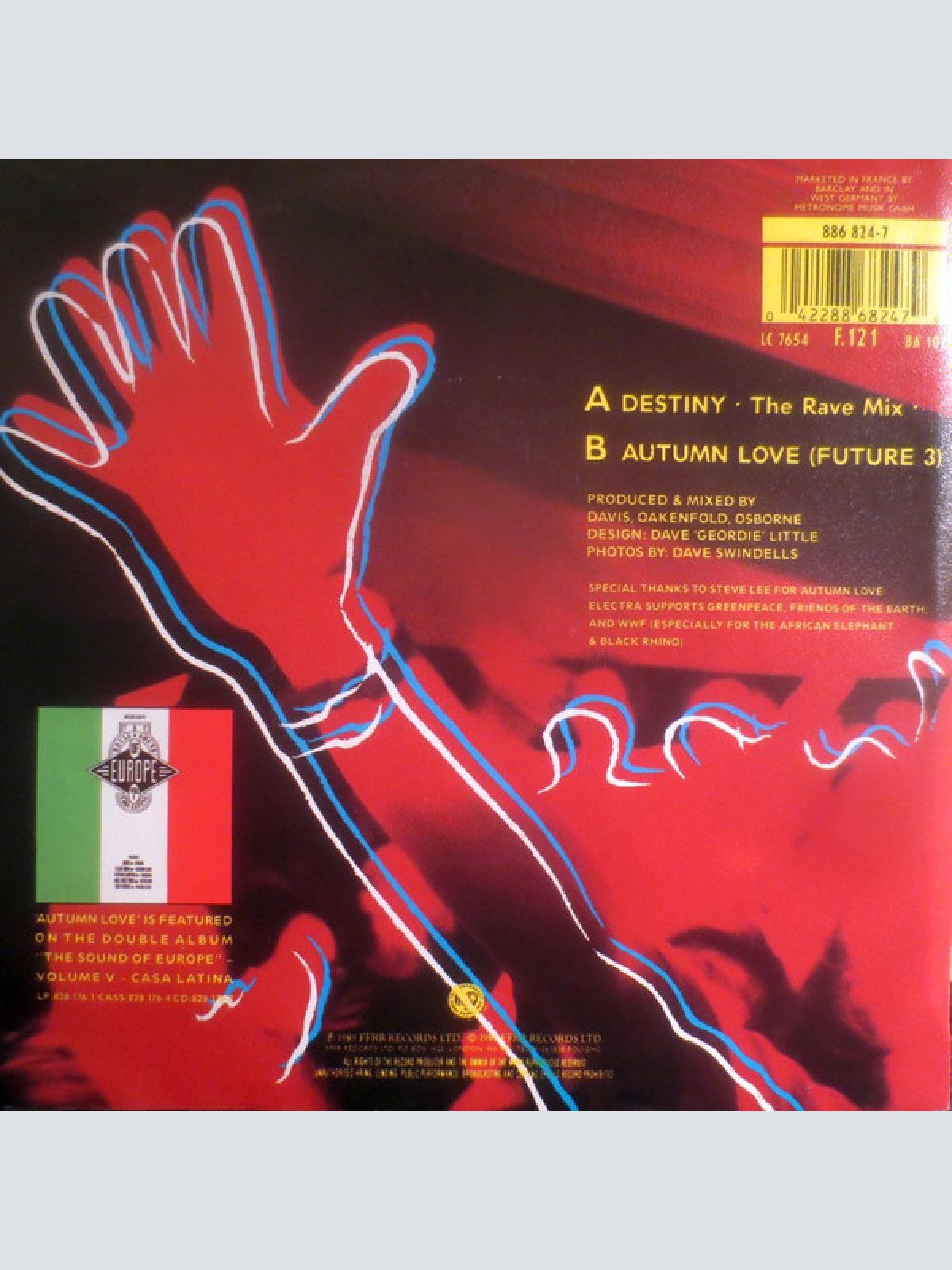 Vinyl / Electra - Destiny / Autumn Love