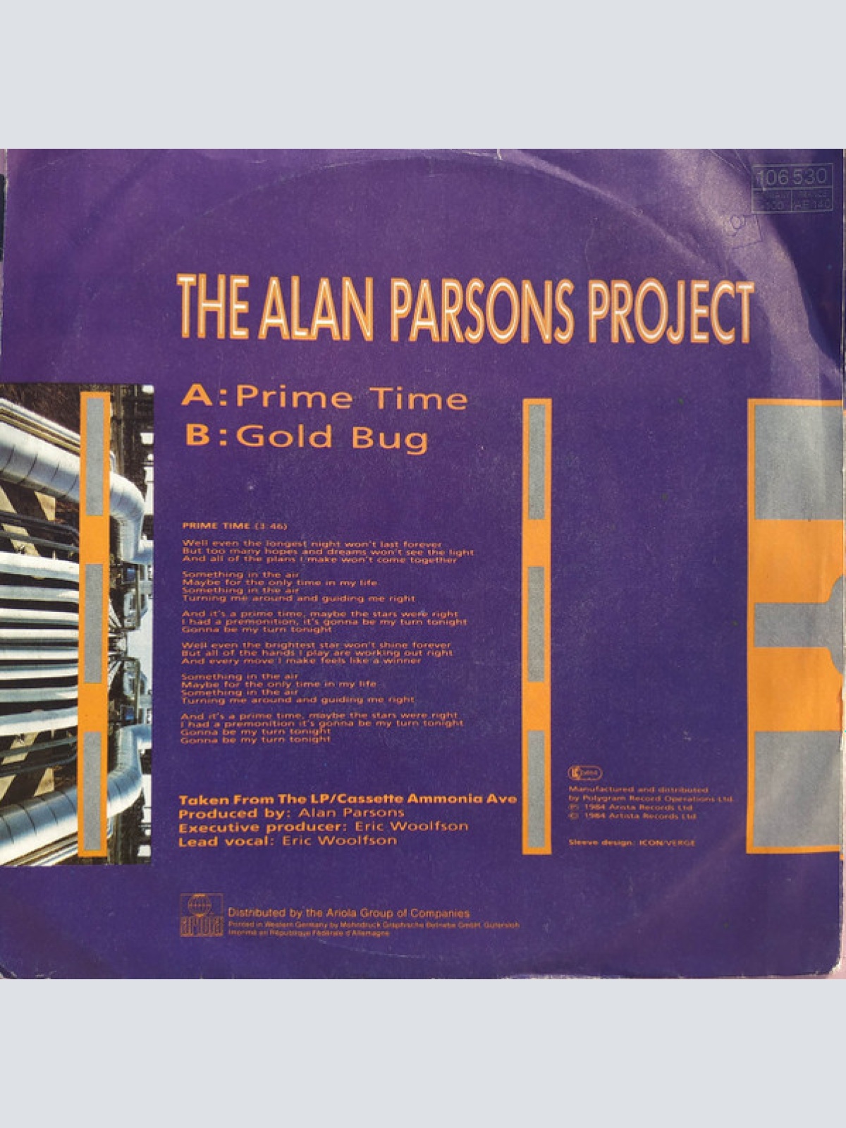 Vinyl / The Alan Parsons Project - Prime Time