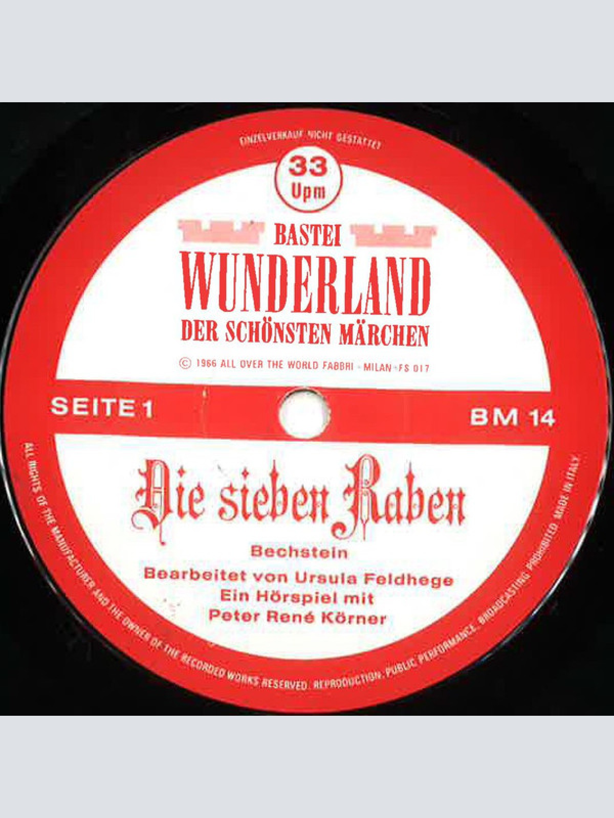 Vinyl / Peter René Körner - Die Sieben Raben