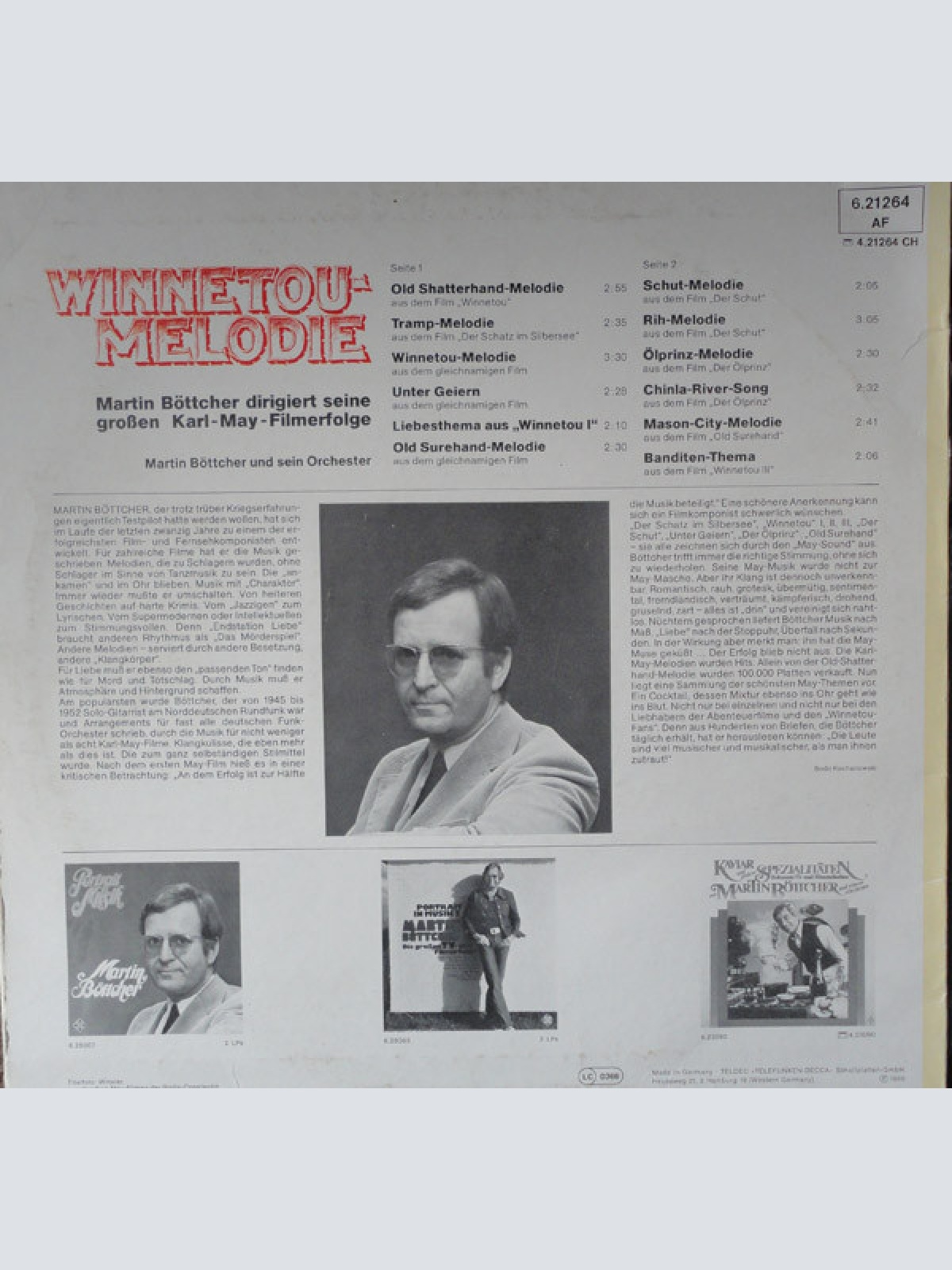 Vinyl / Martin Böttcher - Winnetou-Melodie