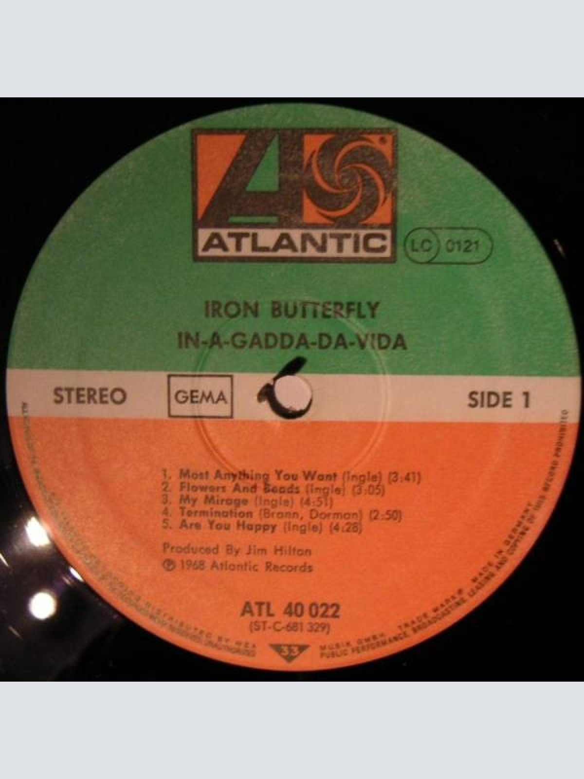 Vinyl / Iron Butterfly - In-A-Gadda-Da-Vida