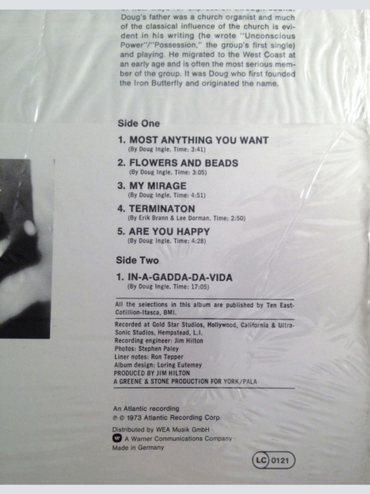 Vinyl / Iron Butterfly - In-A-Gadda-Da-Vida