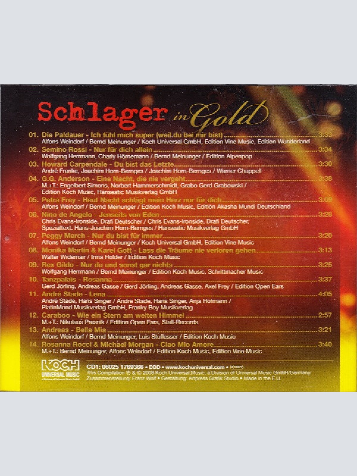 CD / Various - Schlager In Gold