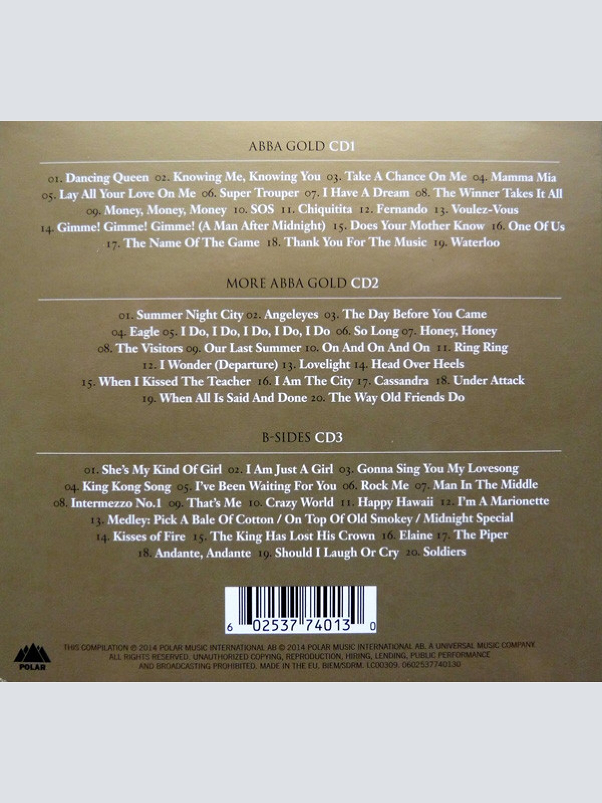 CD / ABBA - Gold (Greatest Hits)