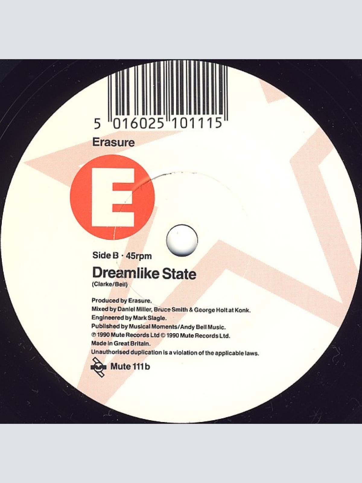 Vinyl / Erasure - Star