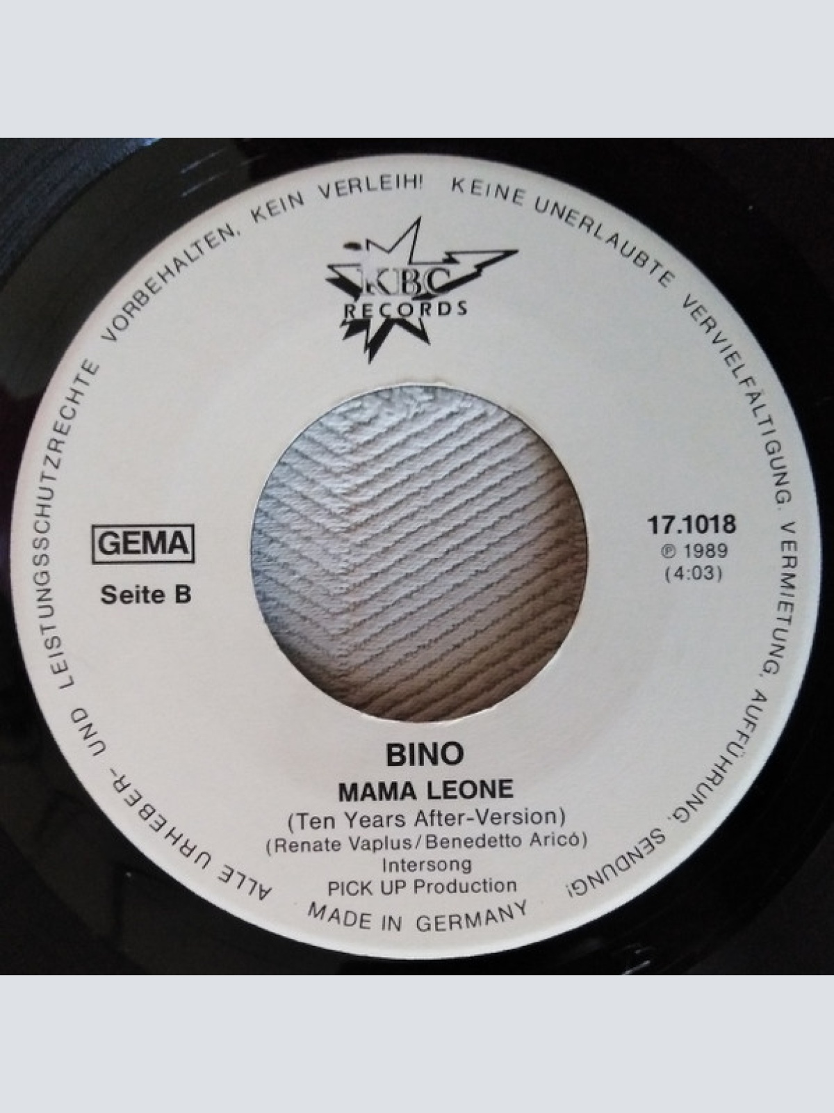 Vinyl / Bino Arico* - Mama Leone 89 Remake