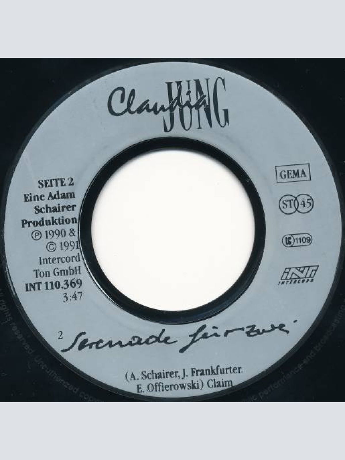 Vinyl / Claudia Jung - Schmetterlinge