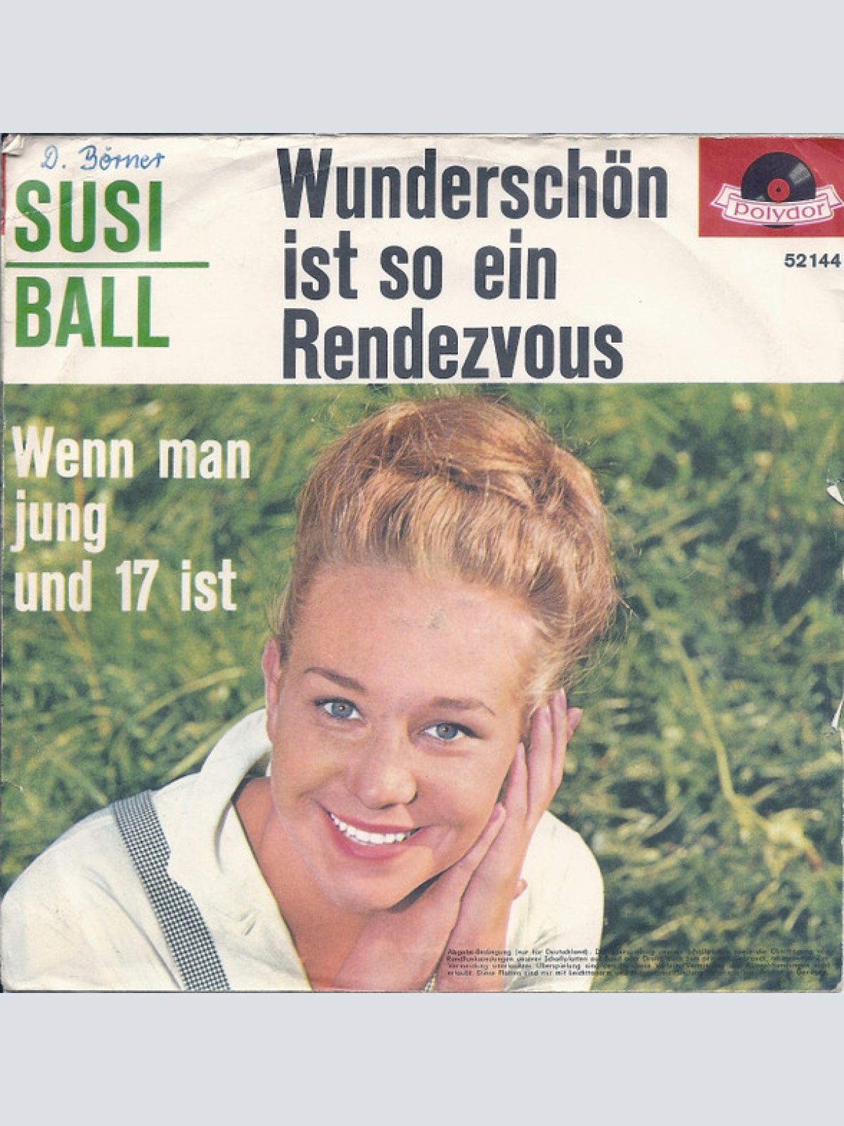 Vinyl / Susi Ball - Wunderschön Ist So Ein Rendezvous