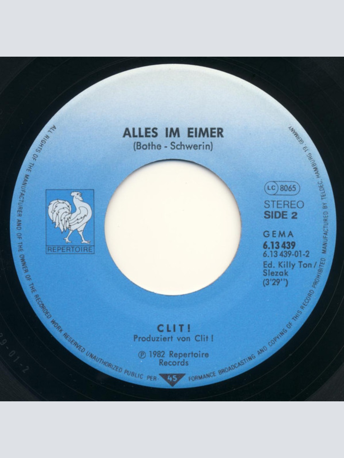 Vinyl / Clit!* - Keine Probleme Marlene