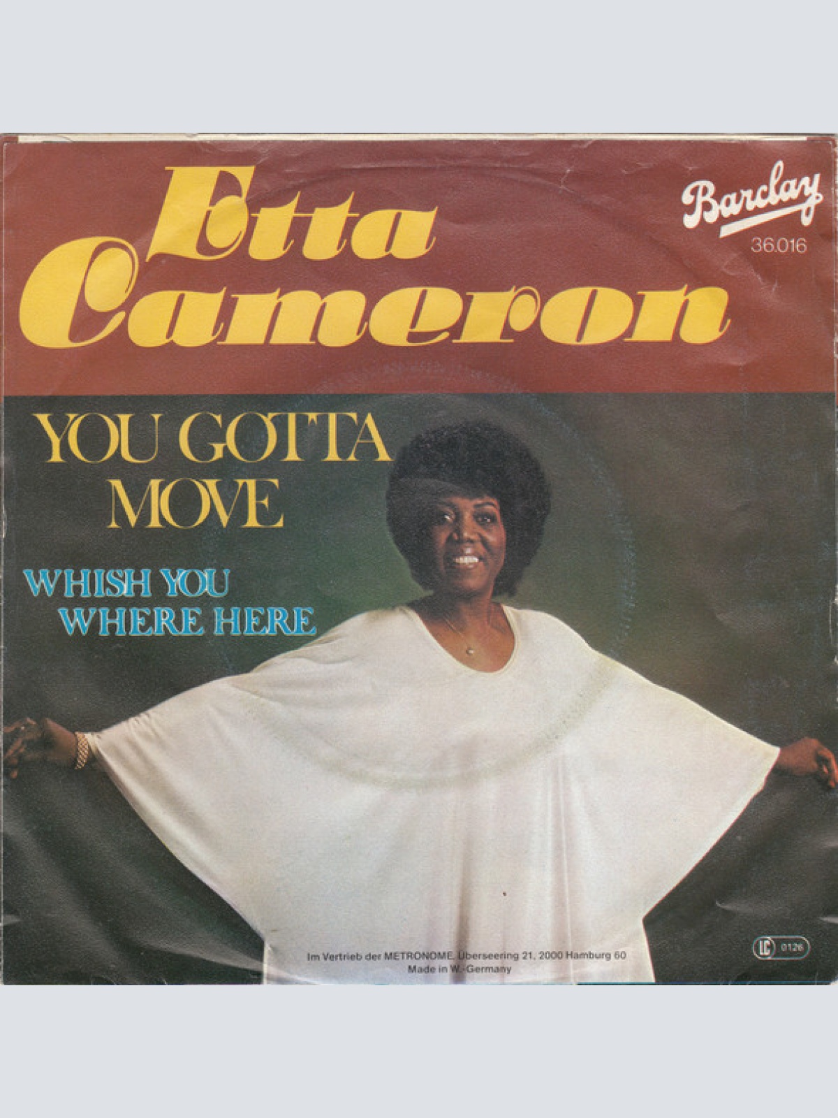 Vinyl / Etta Cameron - You Gotta Move