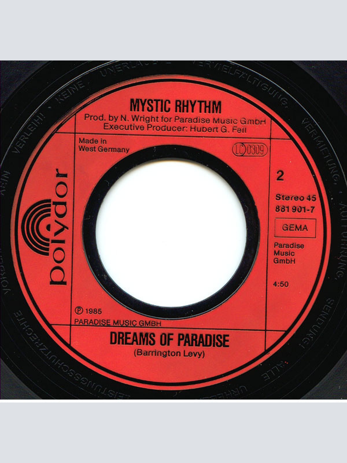 Vinyl / Mystic Rhythm - Gettin' Away With Murder