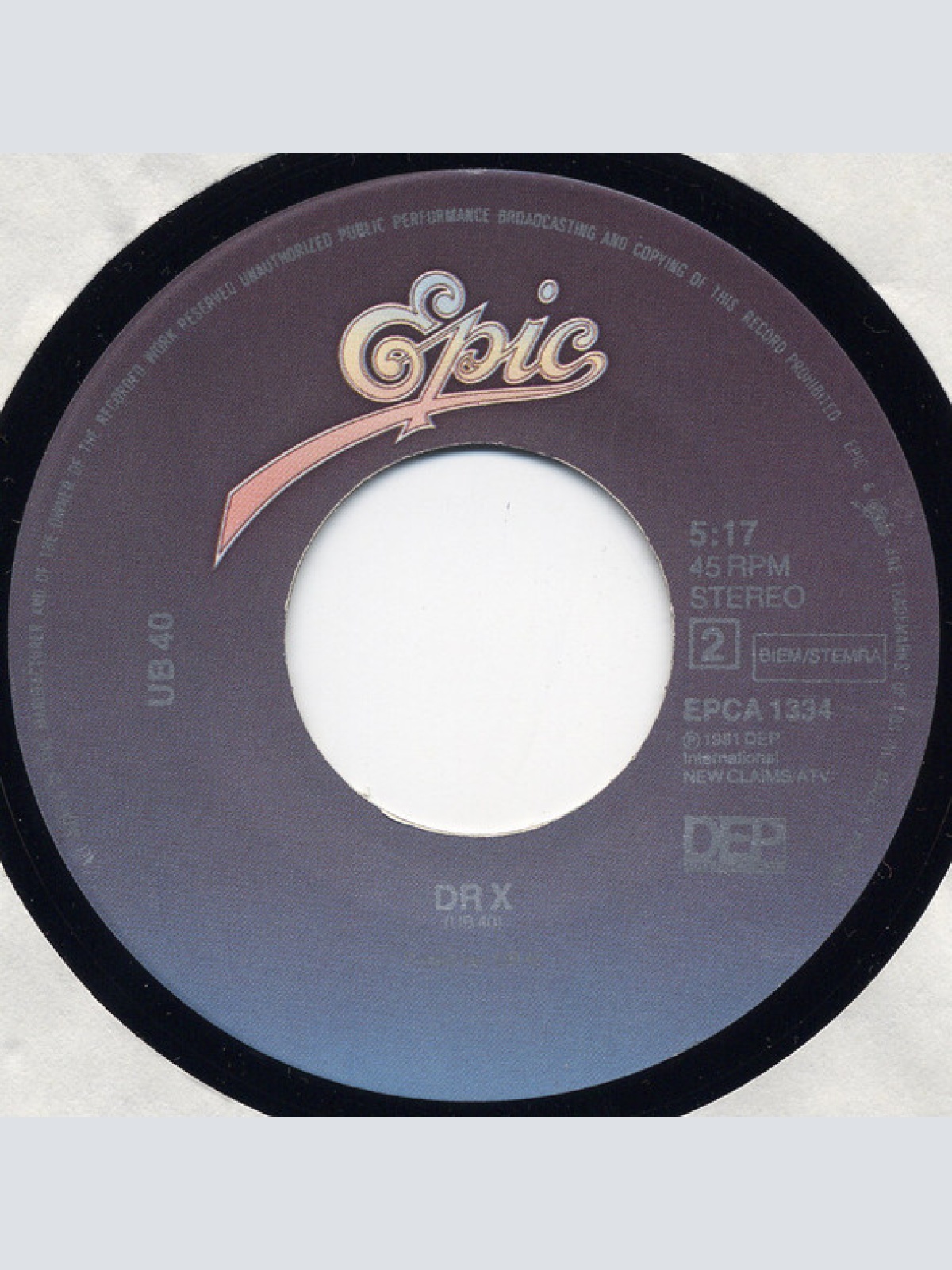 Vinyl / UB 40* - Don't Walk On The Grass