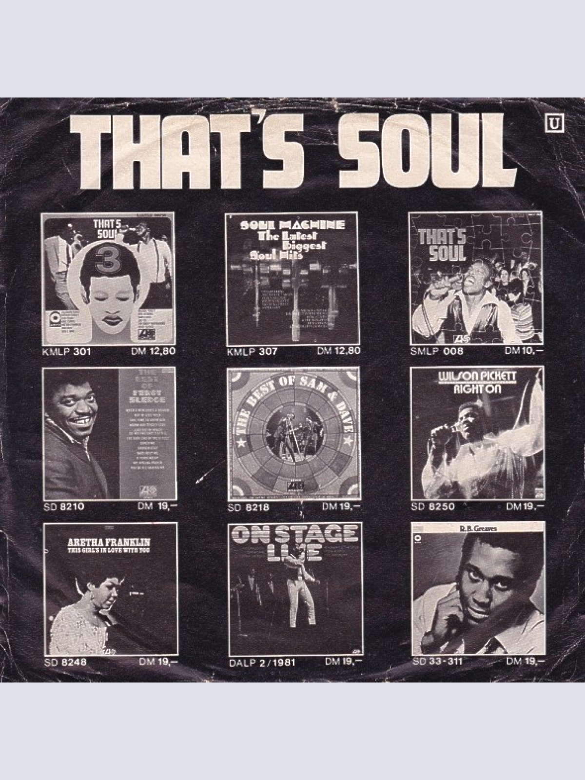 Vinyl / Percy Sledge - Too Many Rivers To Cross