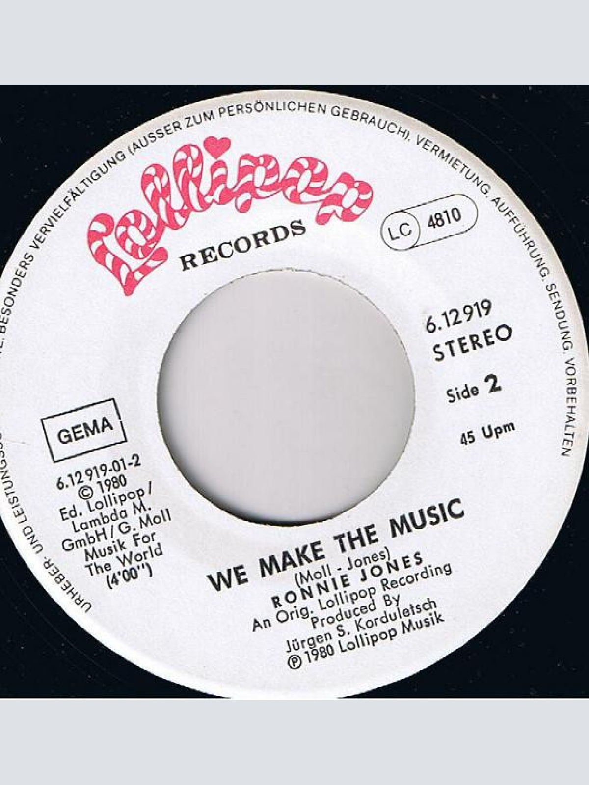 Vinyl / Ronnie Jones - Video Games