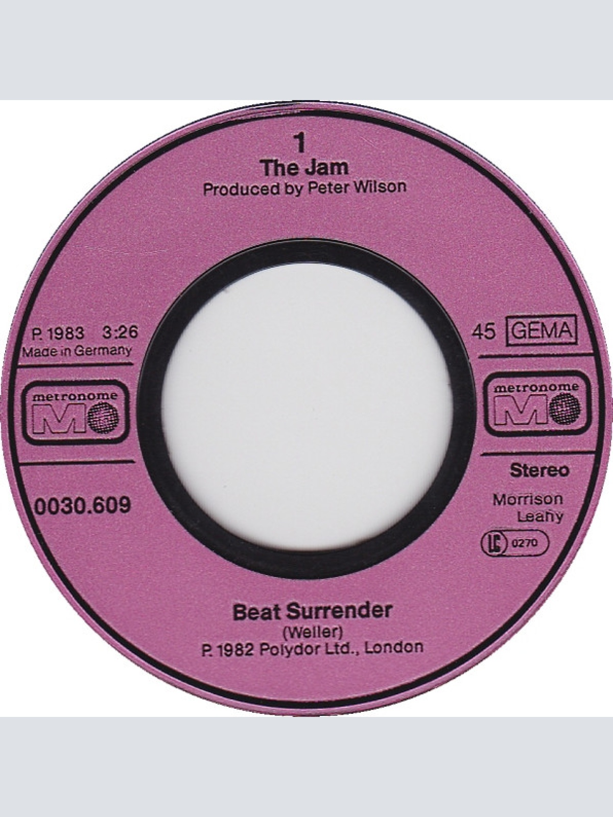 Vinyl / The Jam - Beat Surrender