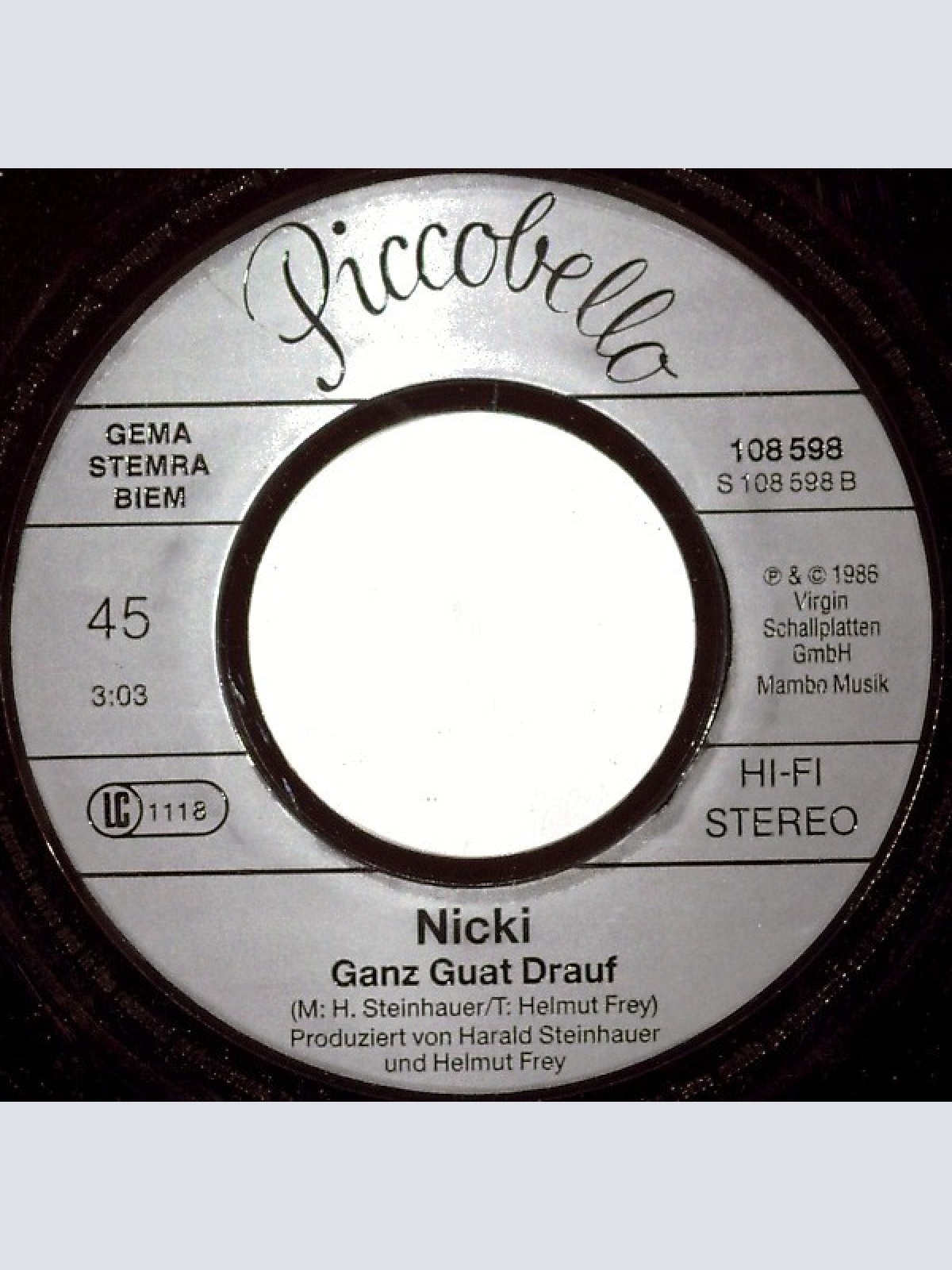 Vinyl / Nicki - Wenn D'Sehnsucht Brennt