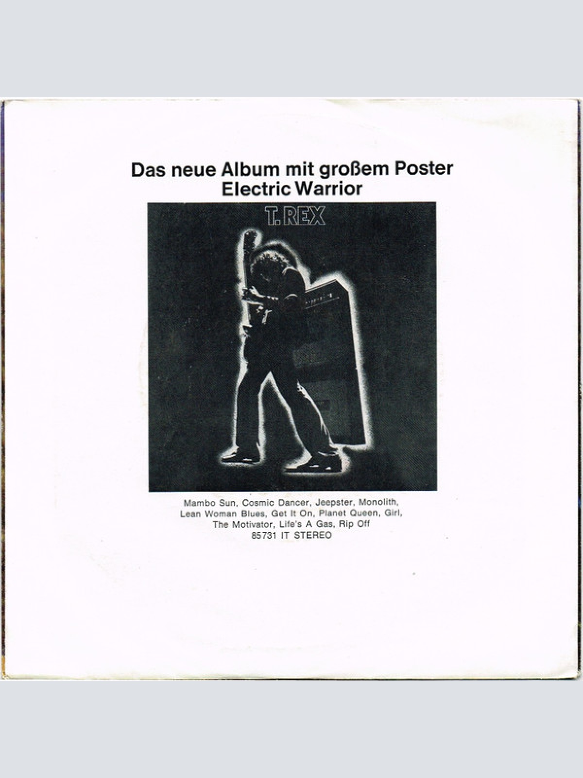 Vinyl / T. Rex - Jeepster