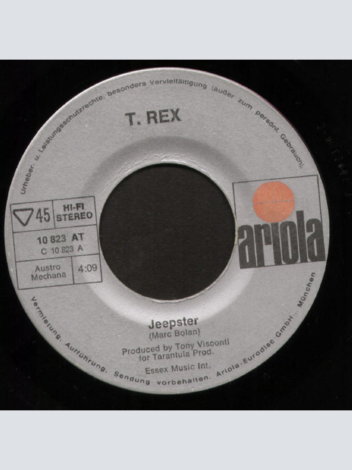Vinyl / T. Rex - Jeepster