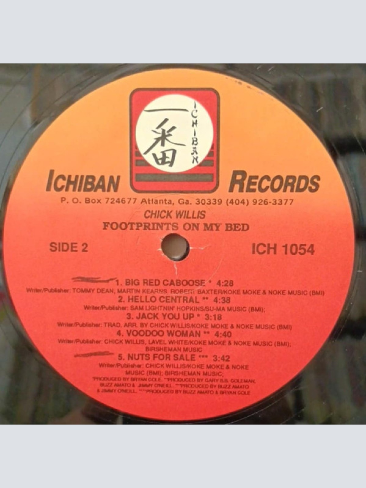 Vinyl / Chick Willis - Footprints In My Bed