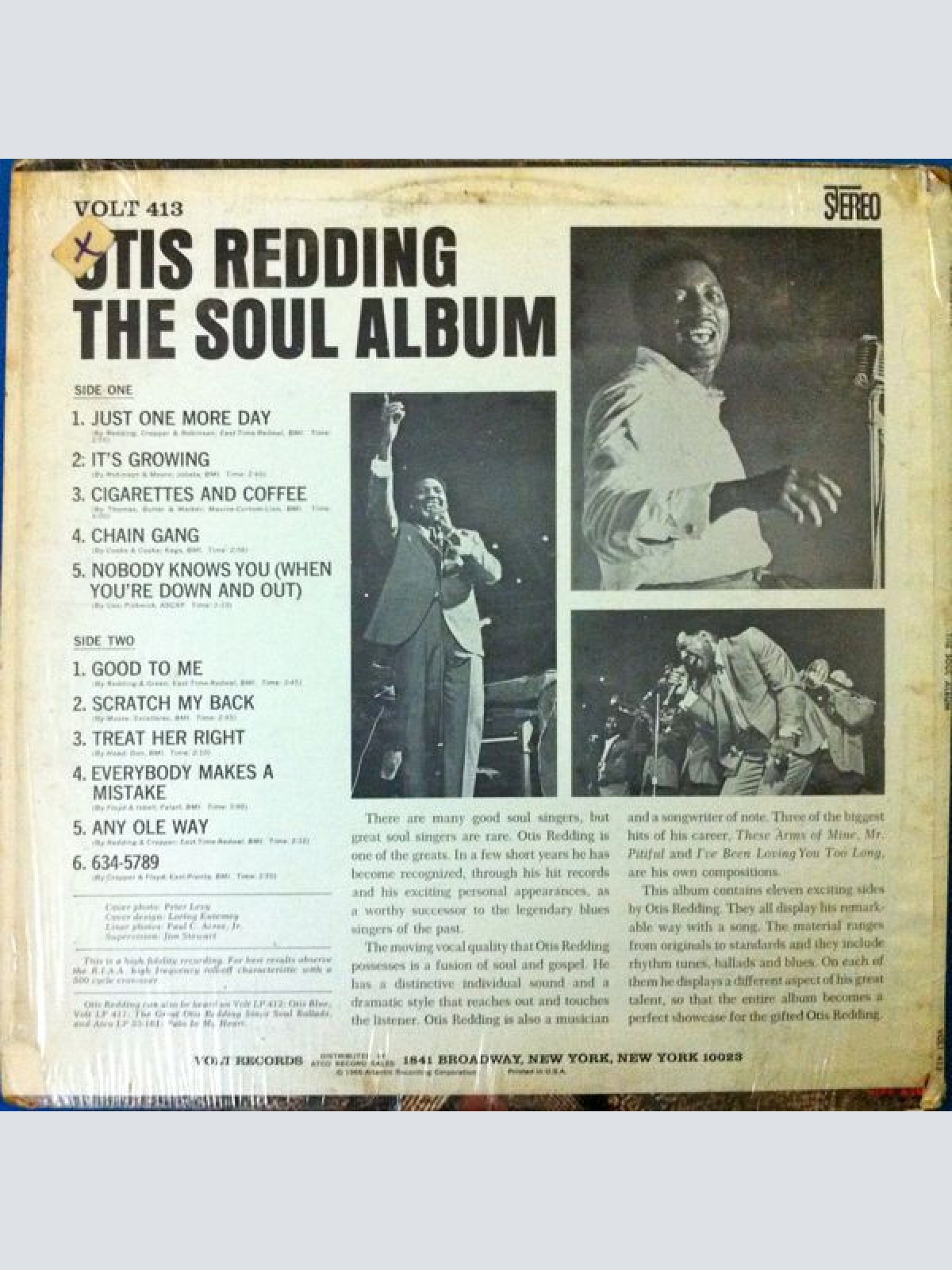 Vinyl / Otis Redding - The Soul Album
