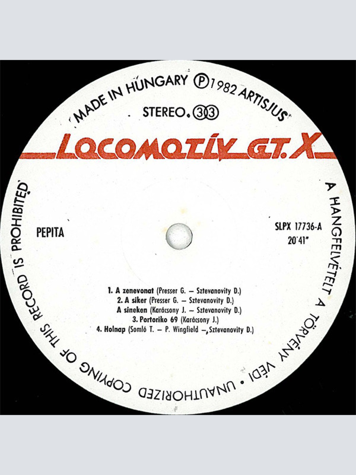 Vinyl / Locomotiv GT.* - X