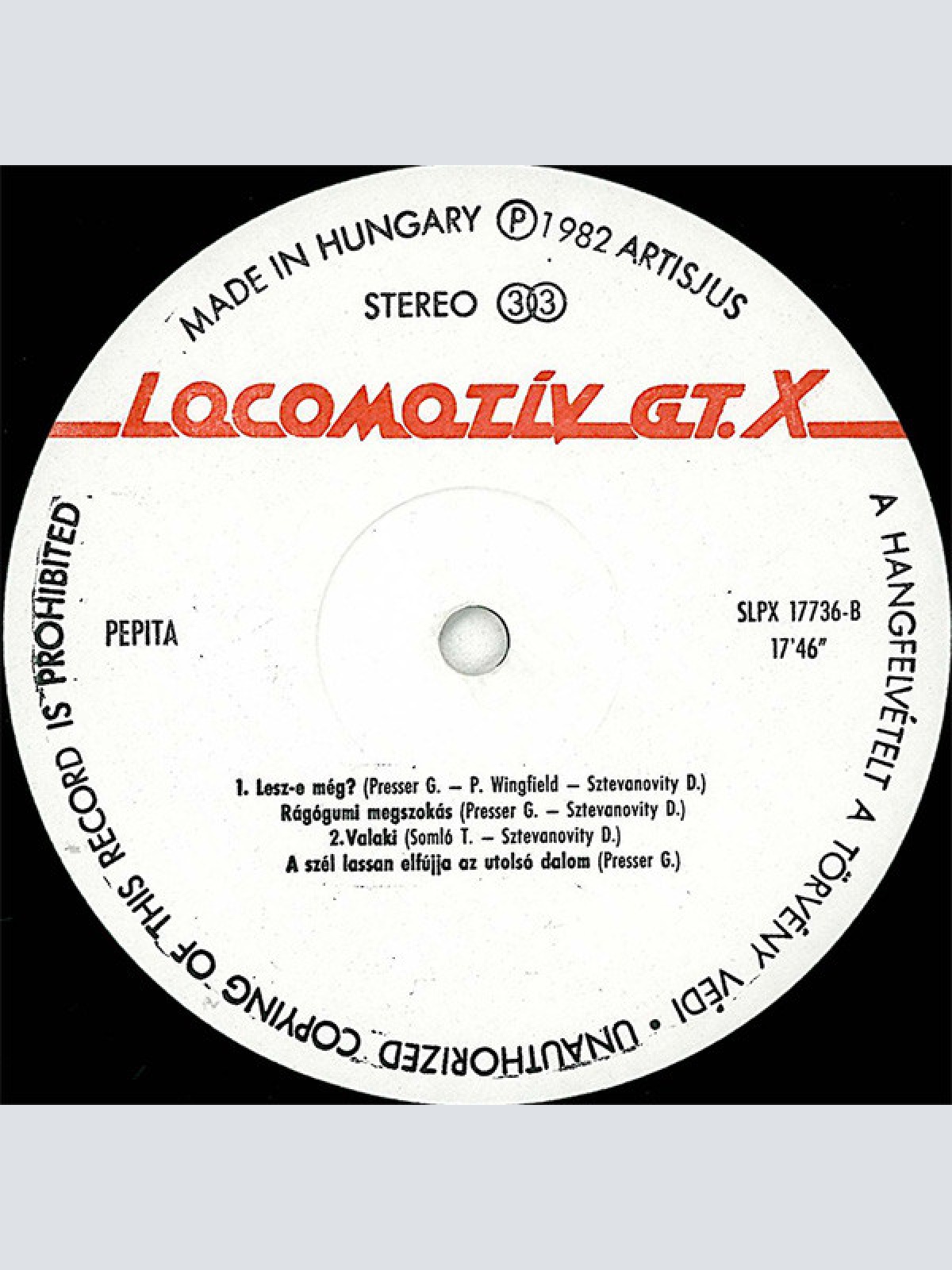 Vinyl / Locomotiv GT.* - X