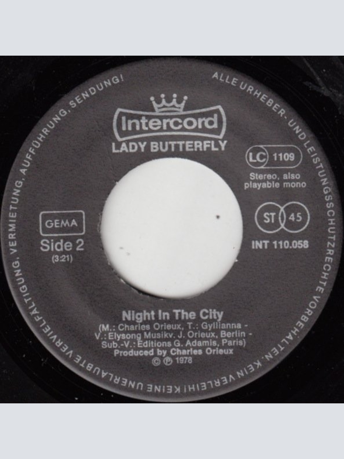 Vinyl / Lady Butterfly - Mr. Man