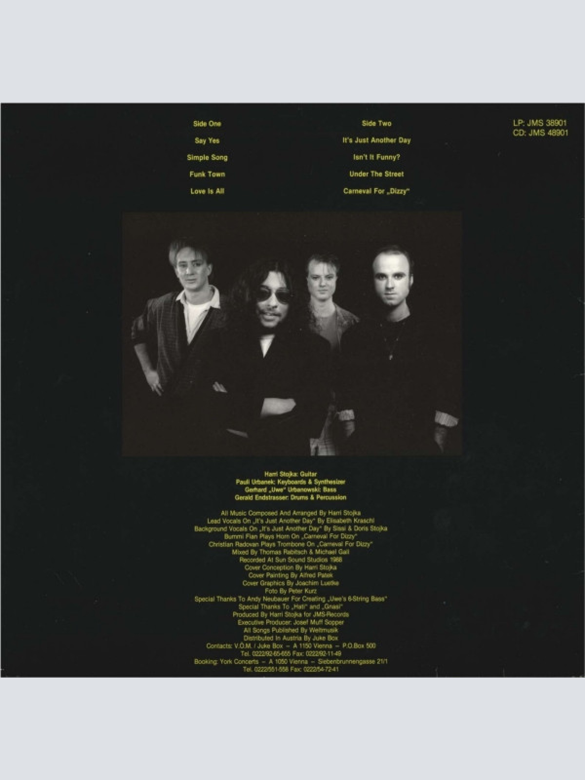 Vinyl / Harry Stojka* - Say Yes