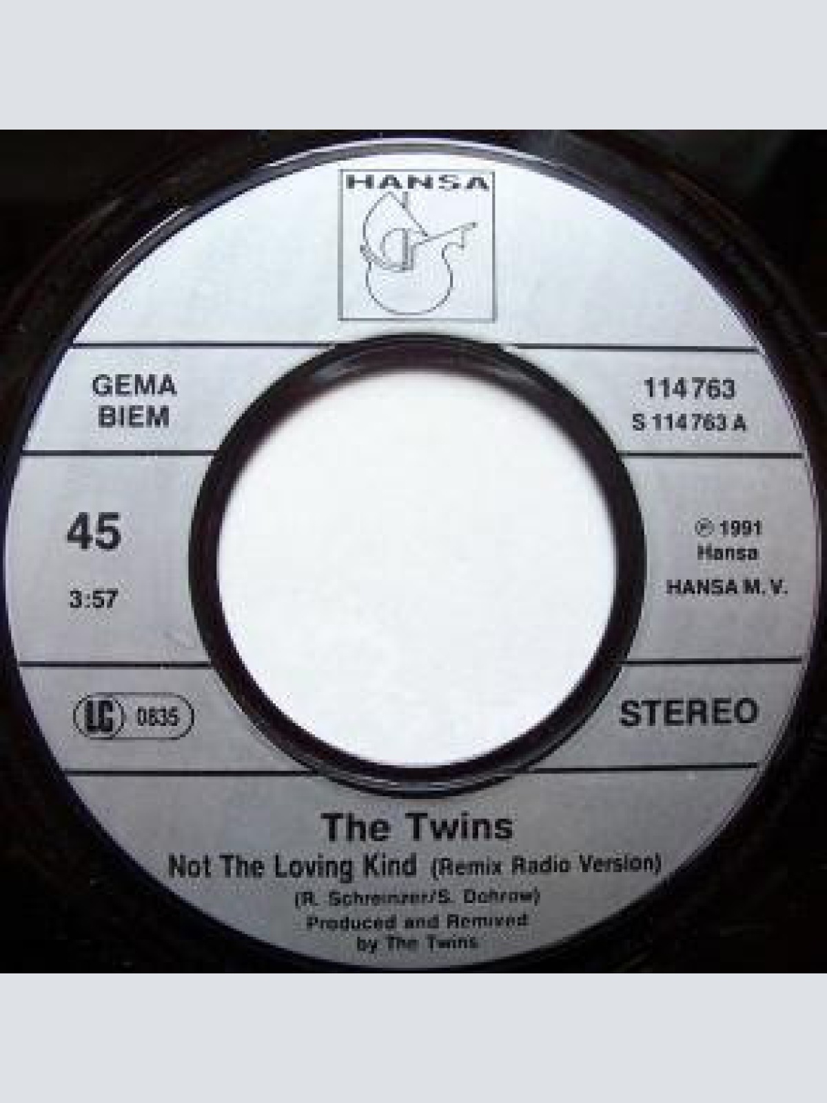 Vinyl / The Twins - Not The Loving Kind (Remixed)