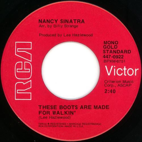 Vinyl / Nancy Sinatra - These Boots Are Made For Walkin'