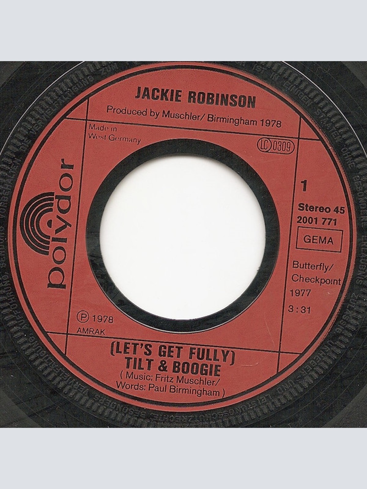 Vinyl / Jackie Robinson - Tilt & Boogie
