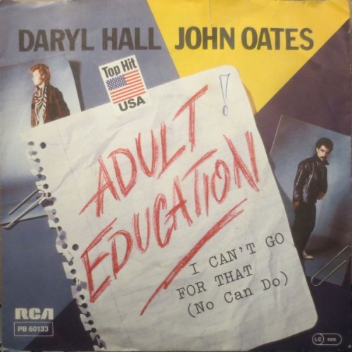 Vinyl / Daryl Hall John Oates* - Adult Education