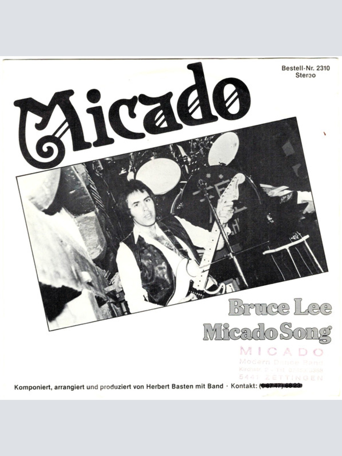Vinyl / Micado Modern Dance Band, Herbert Basten - Bruce Lee