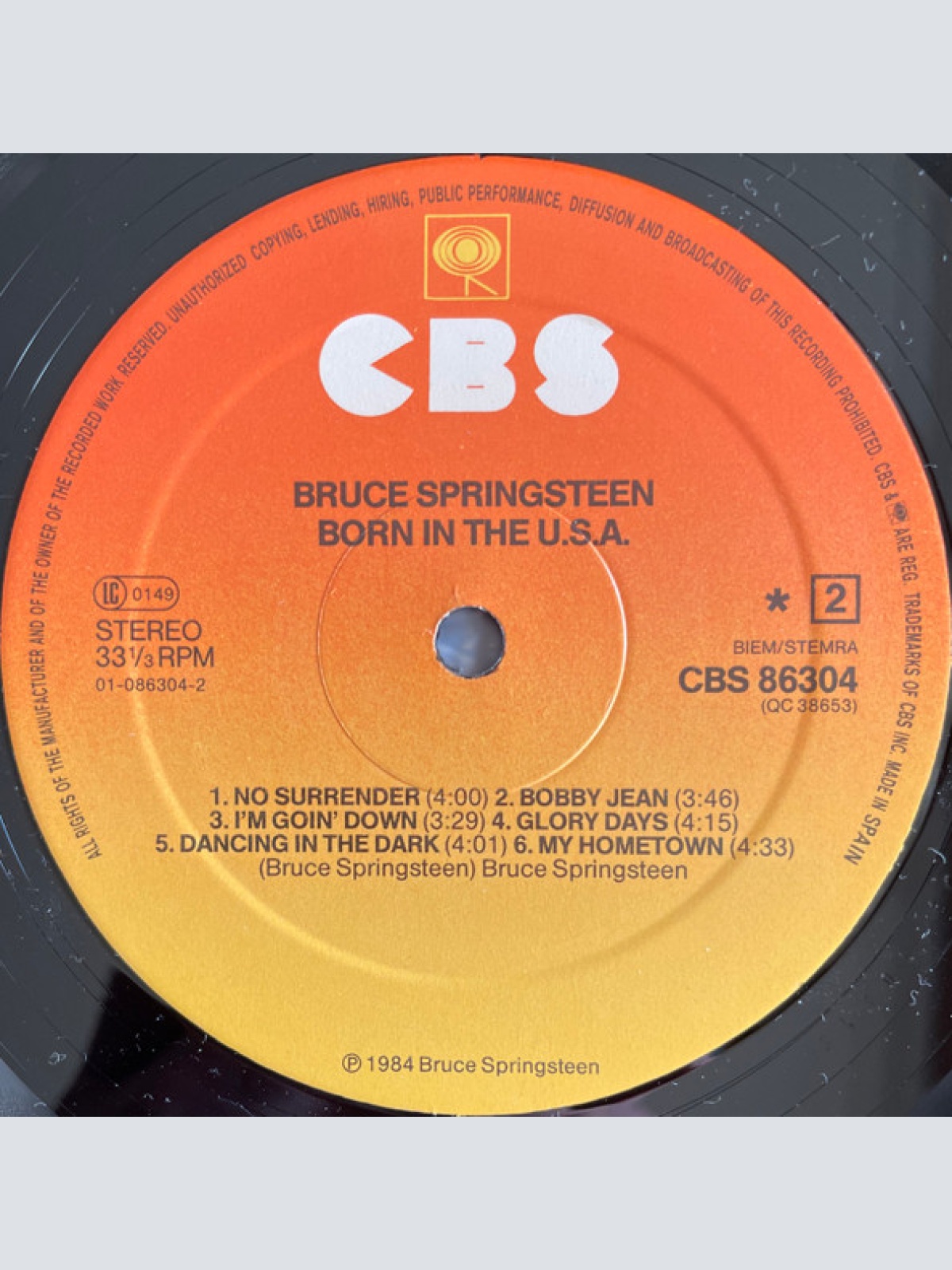 Vinyl / Bruce Springsteen - Born In The U.S.A.