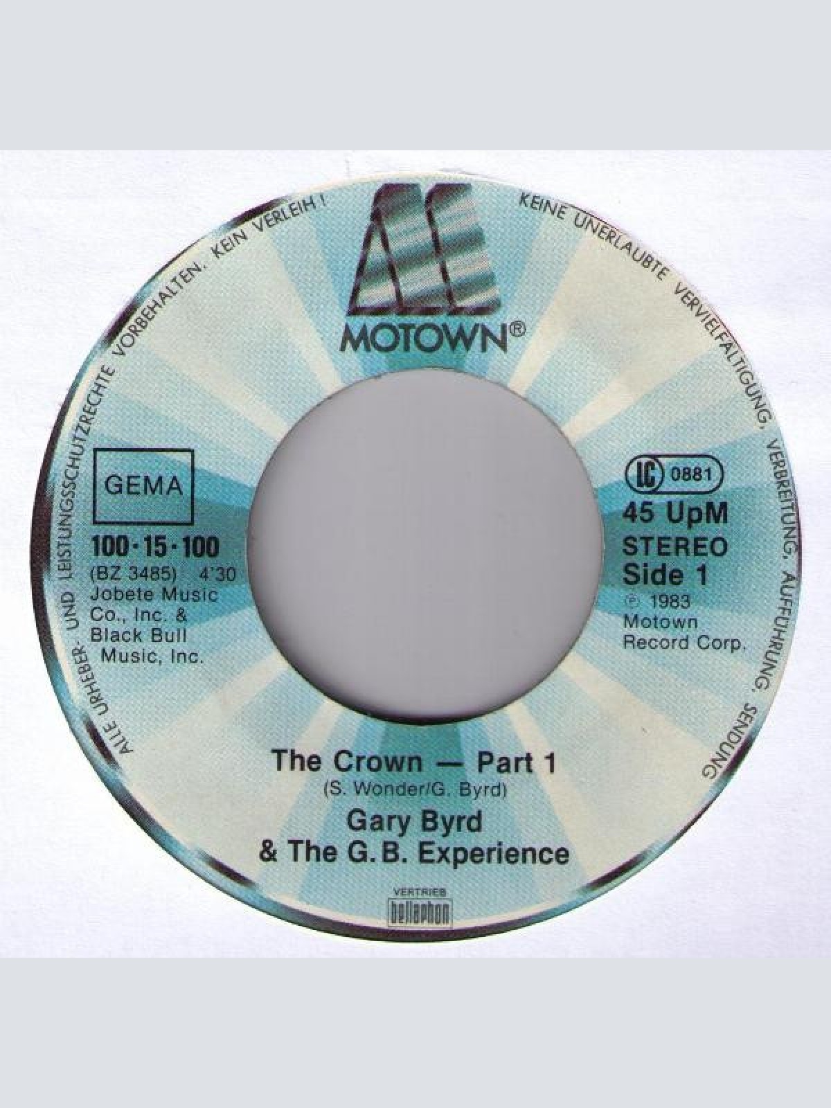 Vinyl / Gary Byrd And The G.B. Experience* - The Crown