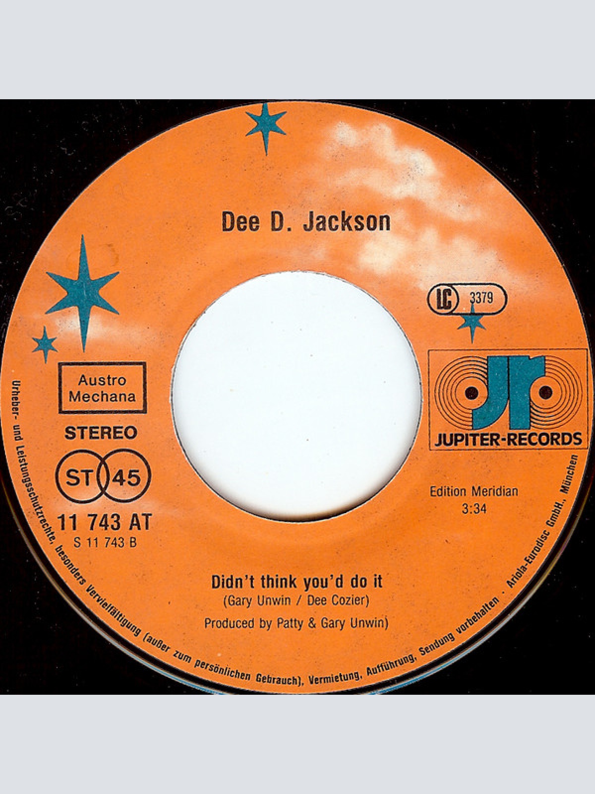 Vinyl / Dee D. Jackson - Automatic Lover