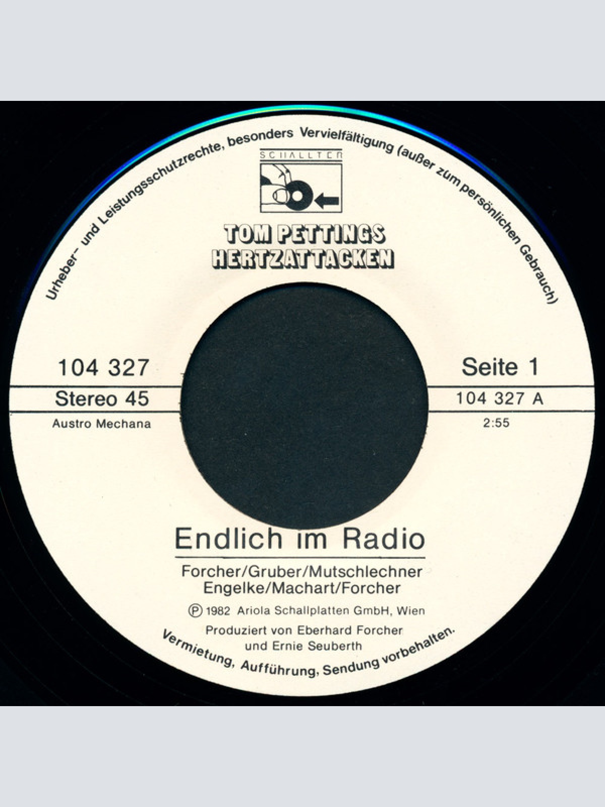 Vinyl / Tom Pettings Hertzattacken - Endlich Im Radio