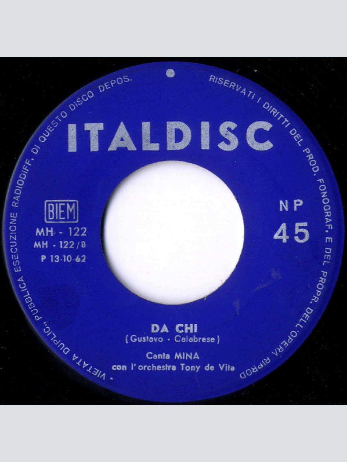 Vinyl / Mina (3) - Stringimi Forte I Polsi / Da Chi