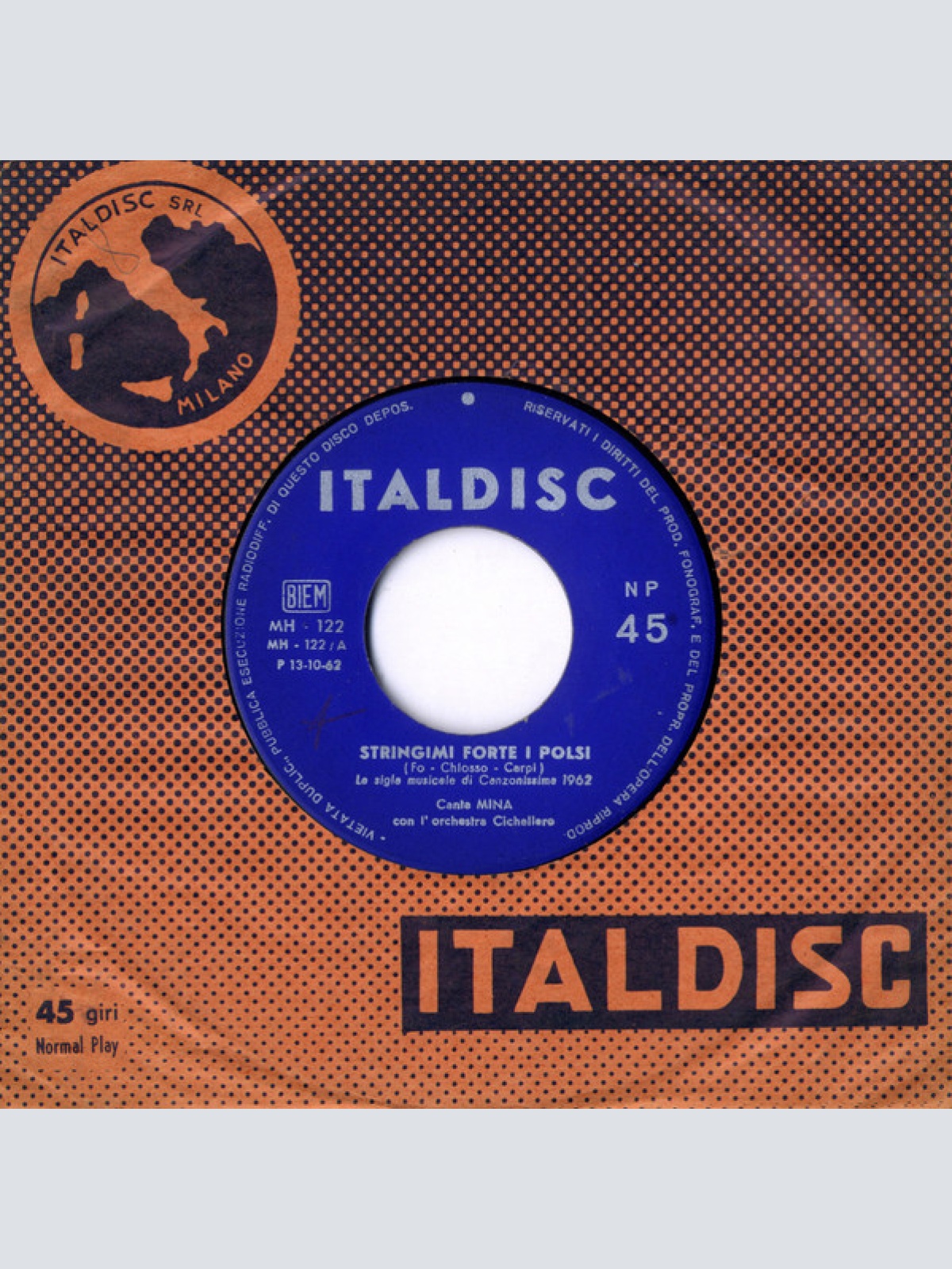 Vinyl / Mina (3) - Stringimi Forte I Polsi / Da Chi