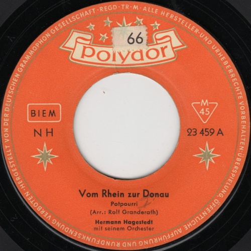 Vinyl / Hermann Hagestedt - Vom Rhein Zur Donau (Potpourri)