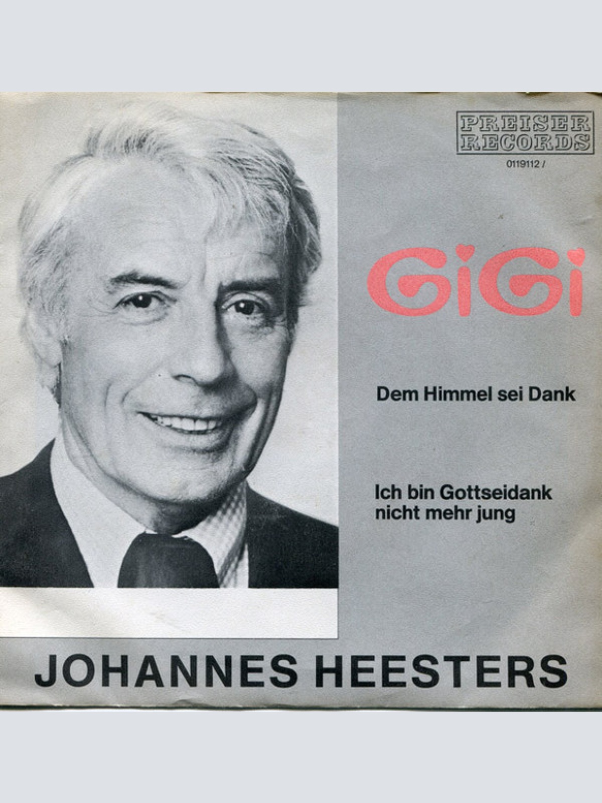 Vinyl / Johannes Heesters - Gigi