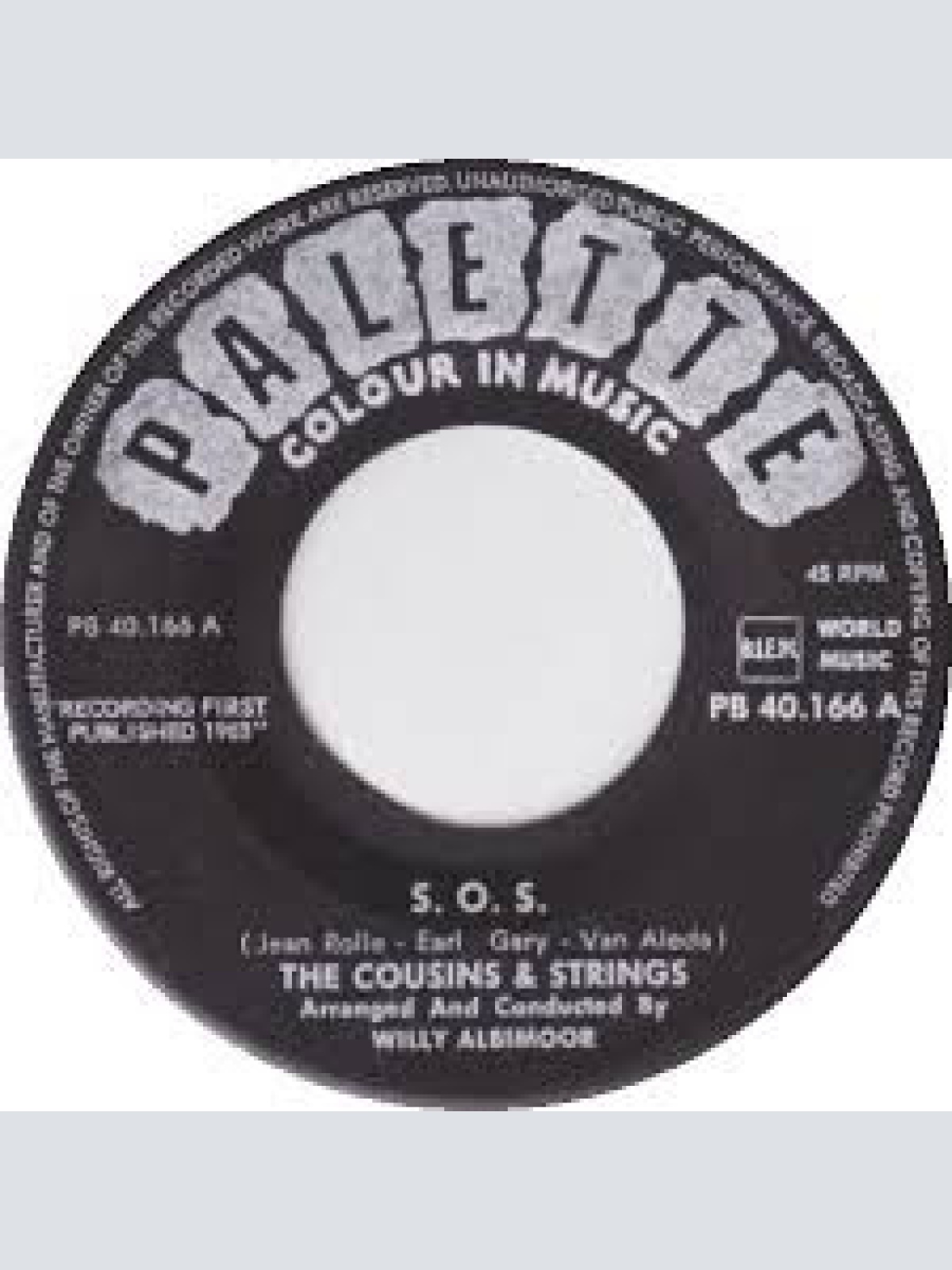 Vinyl / The Cousins & Strings* - S.O.S. / Tel-Aviv