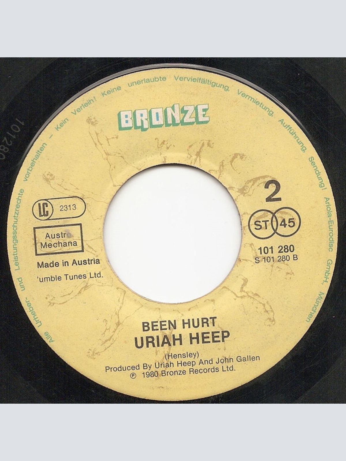 Vinyl / Uriah Heep - Feelings / Been Hurt